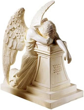 Design Toscano DB16 Statua Monumentale Angelo del Dolore, Scrivania, Avorio