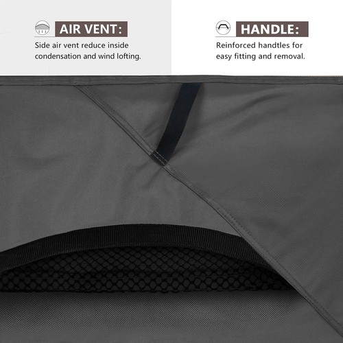 Round Patio furniture Cover - Outdoor Waterproof Table with Chair Set Cover 1... - Picture 4 of 7