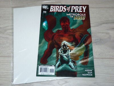 BIRDS OF PREY METROPOLIS OR DUST.DC COMIC.COUNTDOWN 19.DIRECT SALES.NEW.BOARDED