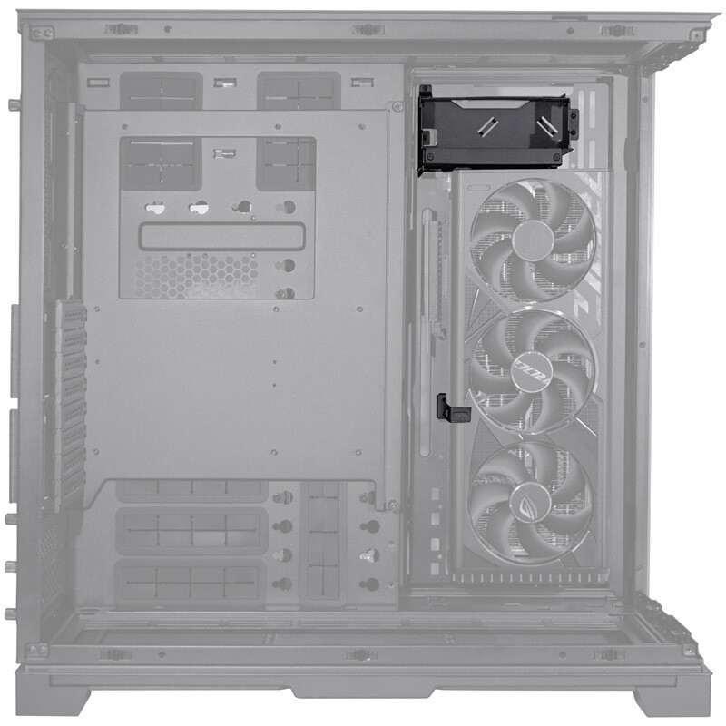 Thumbnail - Lian Li O11dexl-1w Upright Gpu-bracket - Weiß