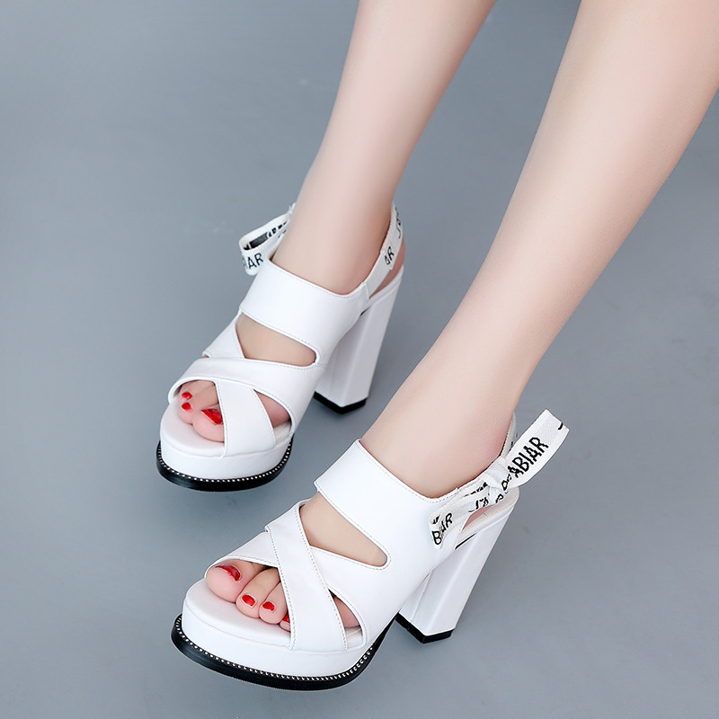 NEU Sommer Damen Plateau High Heels Sandale Block Absatz Slingbacks Schuhe NEU Sommer Damen Plateau High Heels Sandale Block Absatz Slingbacks Schuhe