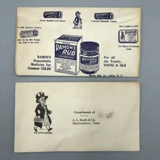 2 Ramon LITTLE DOCTOR Drug SALES SAMPLE Antique Advertising MURFREESBORO TN