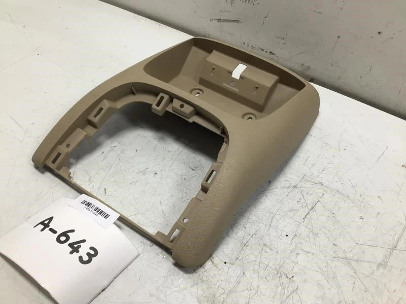 GMC Yukon 2007 2009 consola central cubierta de moldura trasera bronceada OEM+ Foto 3 de 4