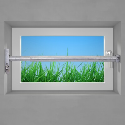 Fenstersicherung Türsicherung Einbruchschutz 1Fach, 640-1000mm Fenster