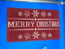 Aucuda Happy Camper RV Door Mat for Indoor outside Entrance, Camper Entrway Rugs