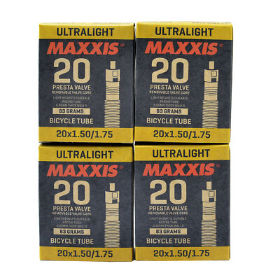 MAXXIS ULTRALIGHT 20 x 1.50-1.75 Inner Tube Presta FV - 4 tubes