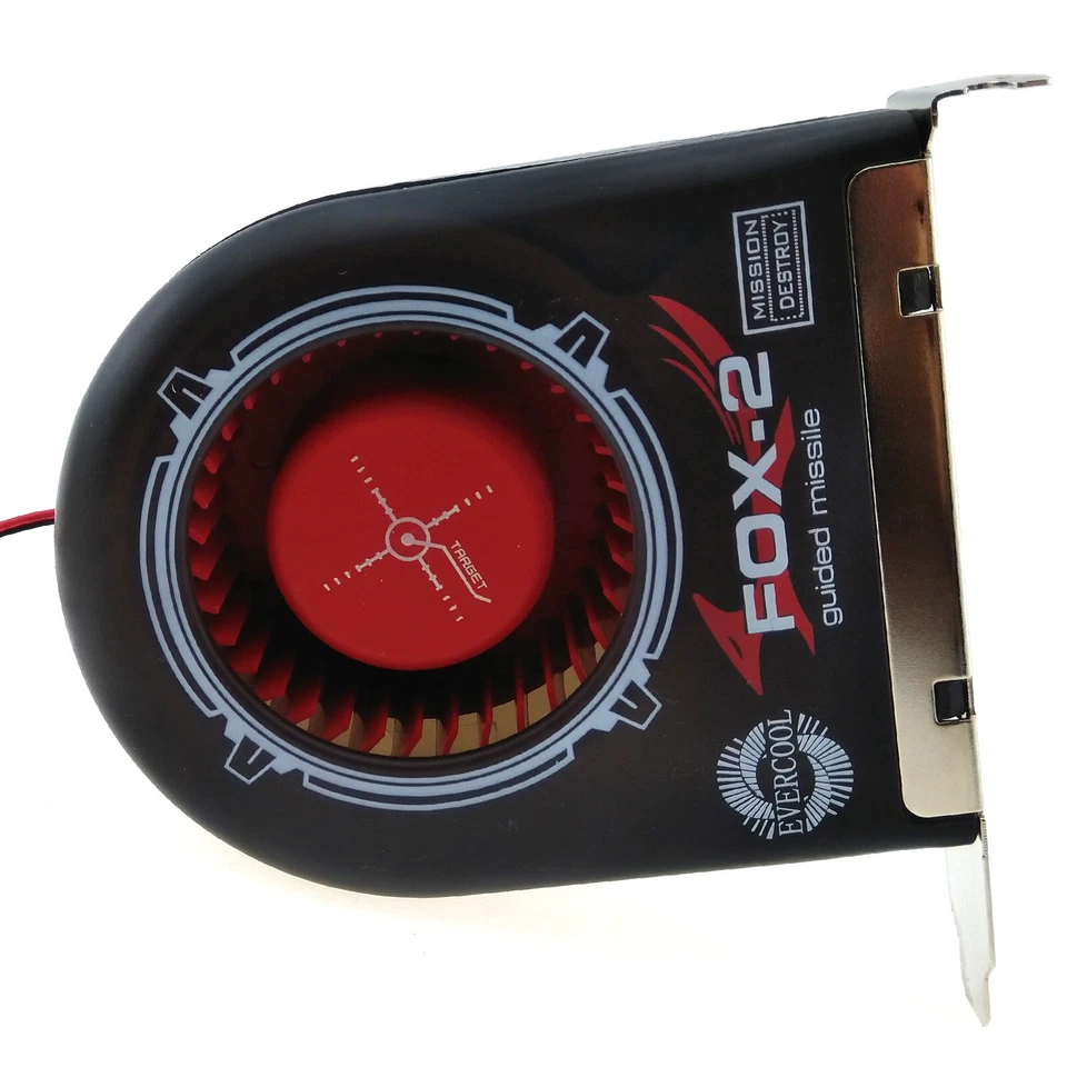 Desktop PCI Slot Case Fan Full ATX Panel Air Cooler 2800rpm 60CFM 4pin 12V Power - Image 3 of 4