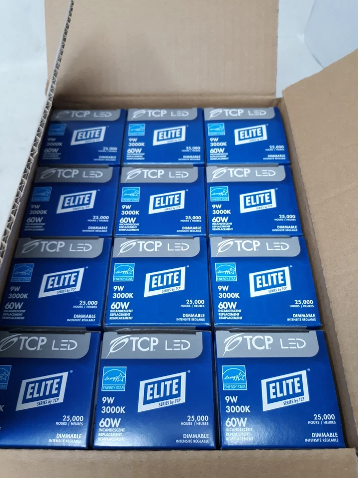 TCP L9A19D2541, 9W A19 LED BULB, 41K, DIMMABLE - New - case of 12 - Image 4 of 4