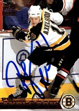 P.J. 'Per' Axelsson - Signed 1998-99 Pacific Paramount Card #9