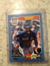 2022 TOPPS SERIES 2 JAVIER BAEZ 1987 TOPPS ALL-STAR 87AS-44 BLUE SP