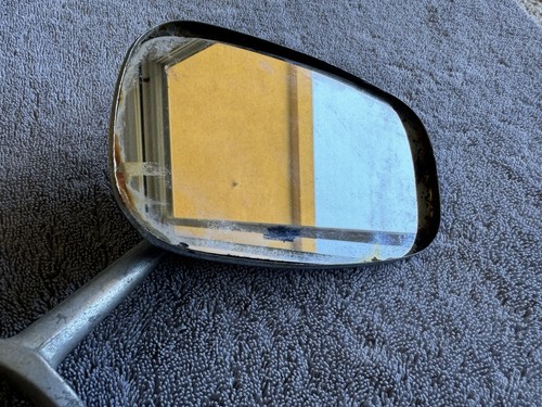 Vintage Fassetta Fiat Spider 124 850 1800 Side View Mirror Original Finish Rare - Picture 3 of 10