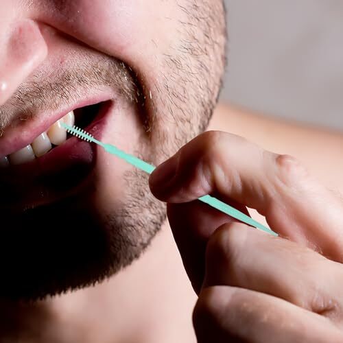 200pcs Double-Head Toothpicks Soft Plastic Oral Care Interdental Floss Cleaners - Picture 2 of 9