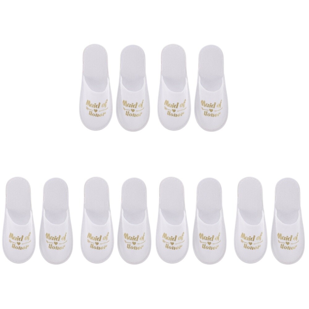 PANTOFOLA D’ORO Confezione 3 Pantofole Monouso Damigella Casa Donna Ospite Senza Scarpe