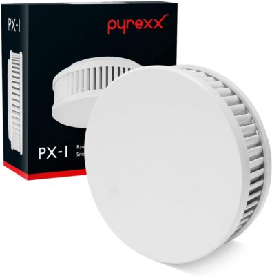 Pyrexx PX-1   Rauchmelder 10 Jahre Batterie mit Magnet-Halterung