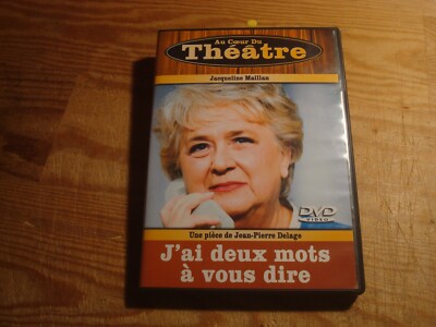 DVD: Ich habe zwei Worte zu sagen - IM HERZEN DES THEATERS  