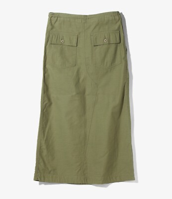 スカート NEEDLES String Fatigue Skirt Back Sateen ASK availability First) NEEDLES String Fatigue Skirt - Back