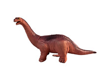 Vintage 1988 Wendy's Playskool Definitely Dinosaurs Apatosaurus Toy 7" Pink