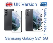Smartphone Samsung Galaxy S21 5G 128 GB grigio doppia SIM sbloccato stock Regno Unito