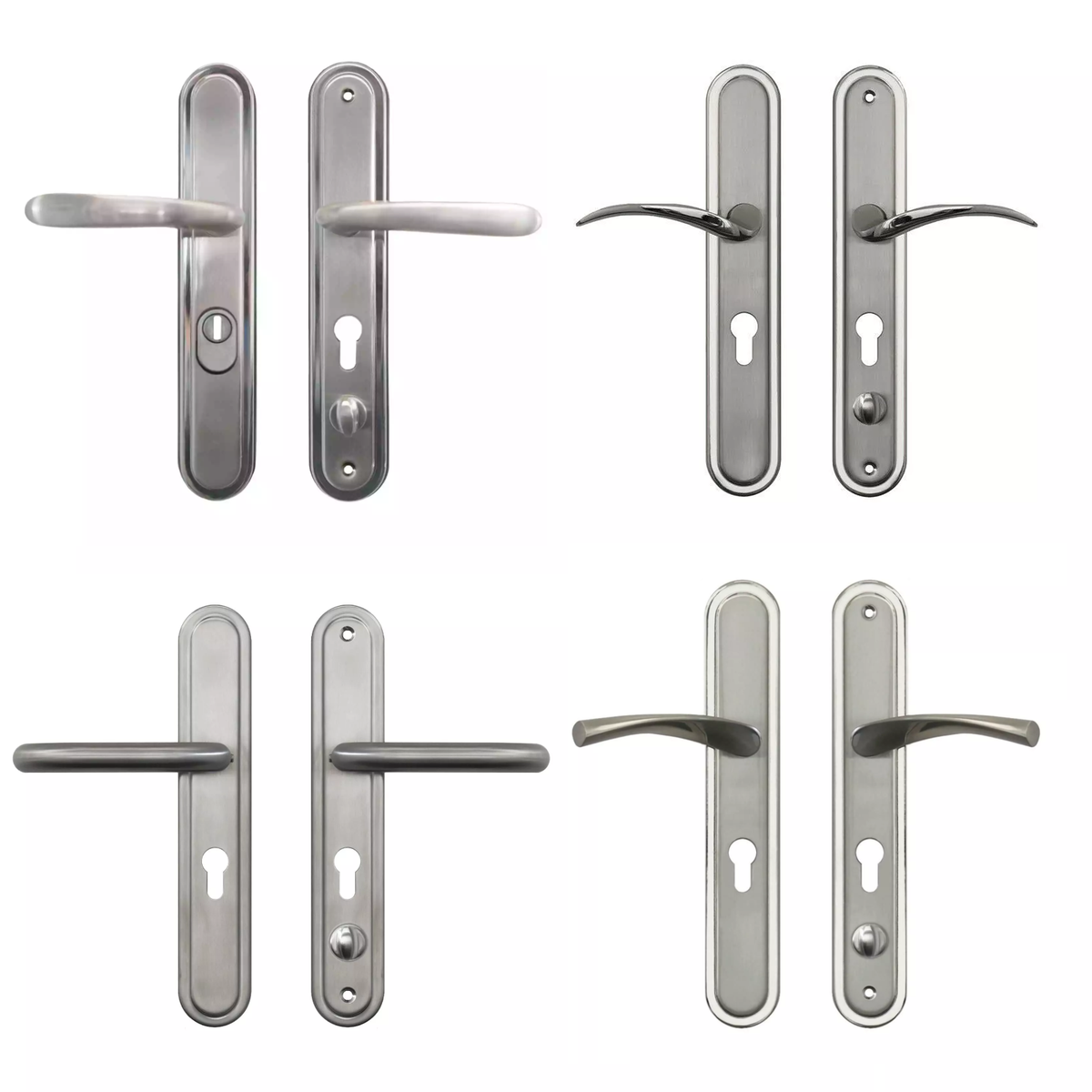 HOOPLY Handles | Stainless Steel | UPVC Style | Multi Lock Steel