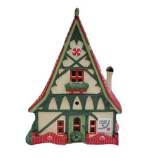 Vtg Dept 56 North Pole Series Candy Cane And Peppermints Shop 1996