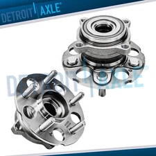 4WD Pair REAR Wheel Bearing & Hubs for 2007 2008 2009-2011 Honda CR-V Acura RDX