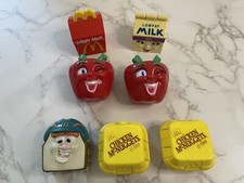 Lot of 7 McDonalds Happy Meal Toys Changeables McDino Transformer Robot