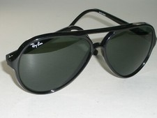 VINTAGE B L RAY BAN W0325 BLACK NYLON G15 CATS 5000 SKI GLACIER SUNGLASSES MINT