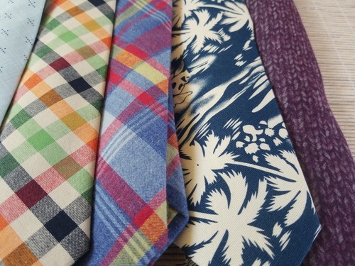 NWoT Cotton Ties: 20+ styles: Plaid, dots, stripe, floral, aloha - Picture 8 of 8