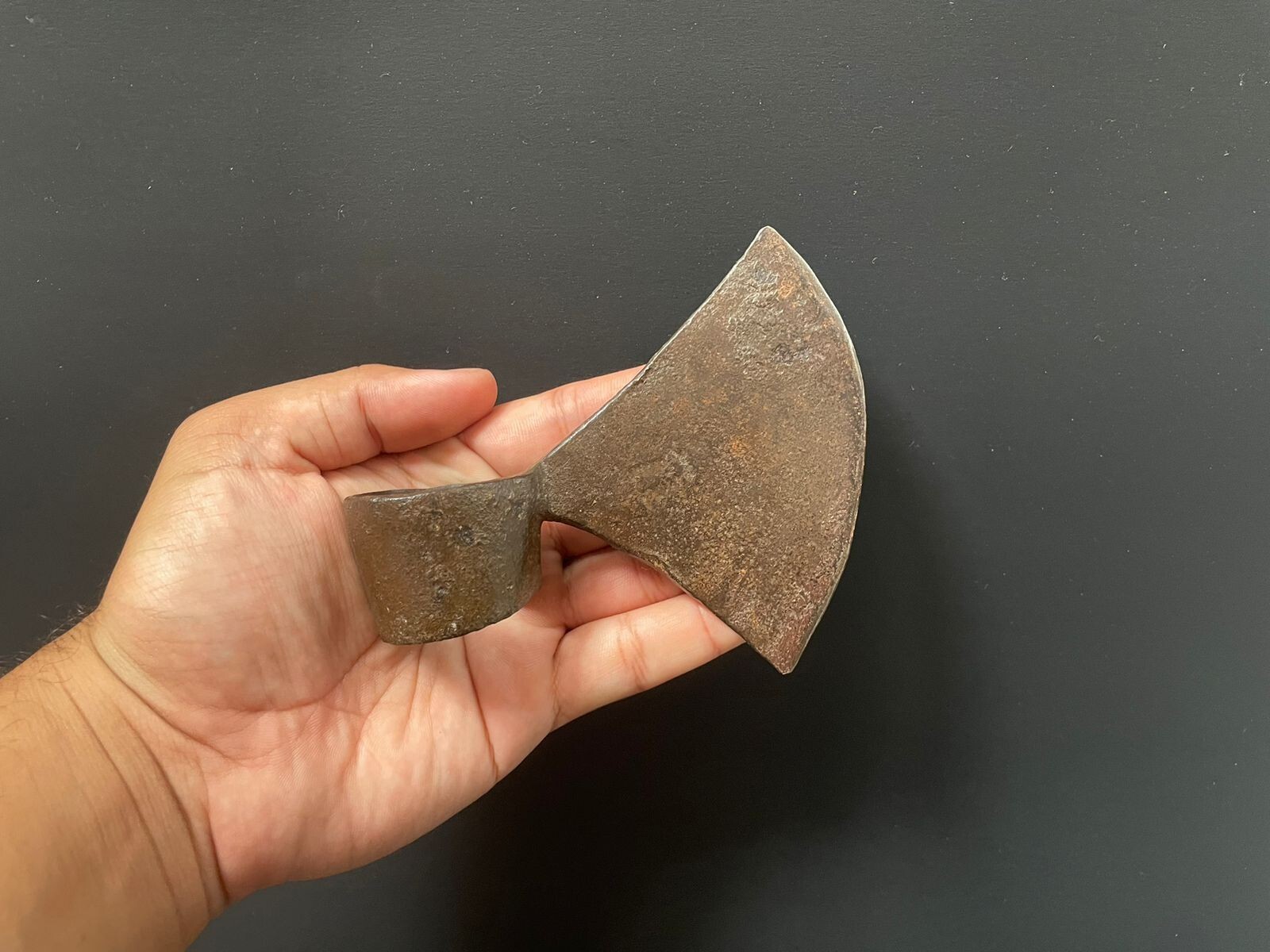 Antiguo Forjado a Mano Rústico Hierro Hacha / De Cabeza Madera Cortador Tool F52