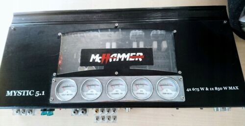 Vintage MC Hammer Mystic 5.1 In-Car Bass Verstärker 3550W 5-Kanal 850W & 4x 675W