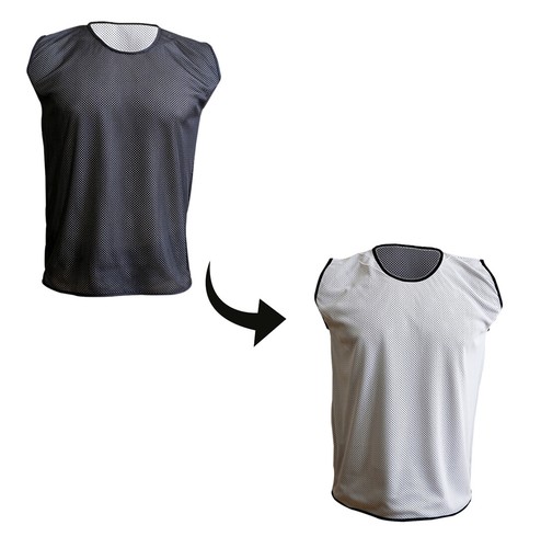 Reversible Mesh Football Training Bibs Football Netball Rugby Cricket 5 Pack - Picture 2 of 13