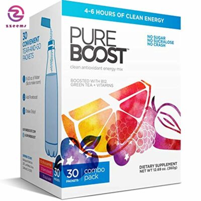 Pureboost Clean Energy Drink Mix + Immune System Support. Sugar-Free Energy with