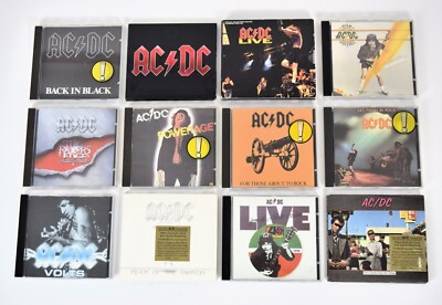 AC/DC CD Sammlung 12 x Alben CDs Rock ACDC live Konvolut