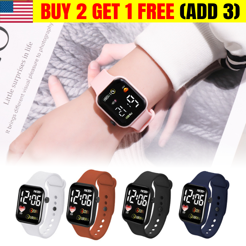 LED Digital Waterproof Watch for Kids – Boys & Girls