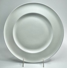 DENBY Grace White Bone China 11-1/4" Dinner Plate Modern Exc Quantity Available