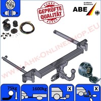 AHK & ES7 FüR BMW 3-Er Compact E36 Bj 94-00 AnhäNgerkupplung & E-Satz - Komplett