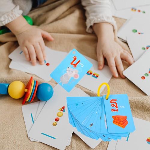 2 Pieces Lernkarten Für Die Thailändische Sprache Kinder Kleinkind - Bild 3 von 12