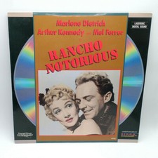 Rancho Notorious 1952 / Marlene Dietrich Arthur Kennedy / LD Laserdisc ID7017TU