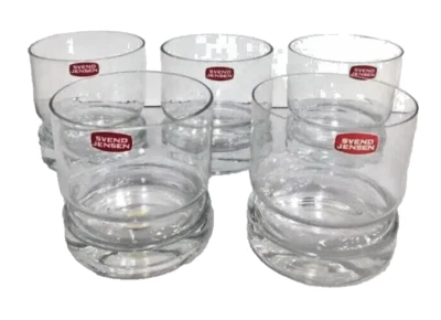 Svend Jensen Trina Rocks Glasses with bubble base New