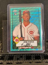 Jose Garcia RC 2021 Topps Chrome Platinum - Aqua Wave -  Reds-  #35