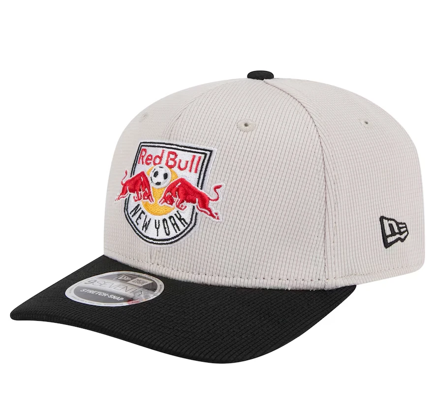 Para hombres New York City Red Bulls New Era 2025 Jersey Gancho 9SEVENTY Gorra Snapback Foto 3 de 4