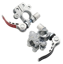 2Pcs Car Battery Terminal Connectors Quick Release Disconnect Positive Negative