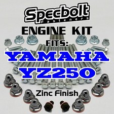 YZ250 Engine Bolt Kit for Rebuild of Yamaha YZ 250 Specbolt OE ZINC Fasteners