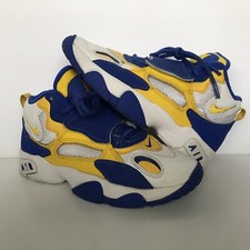 NIKE Air Speed Turf DZ4448-100 Boy  s 5Y GS Blue Yellow Athletic Sneaker Shoes