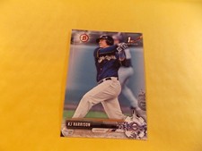 KJ Harrison Milwaukee Brewers 2017 1st Bowman Draft Baseball