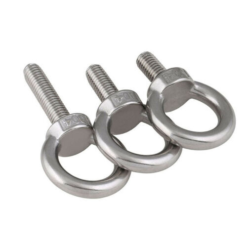Lifting Eye Bolt M3 M4 M5 M6 M10 M12M M18 Augenschrauben A2 Edelstahl Verschluss - Bild 3 von 5