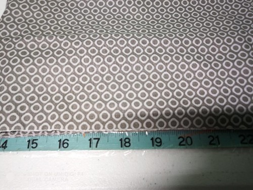 Gray Polkadot Print Fabric 30 Inches - Picture 2 of 2