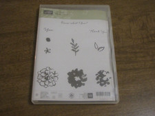 STAMPIN UP WHAT I LOVE RUBBER STAMP SET