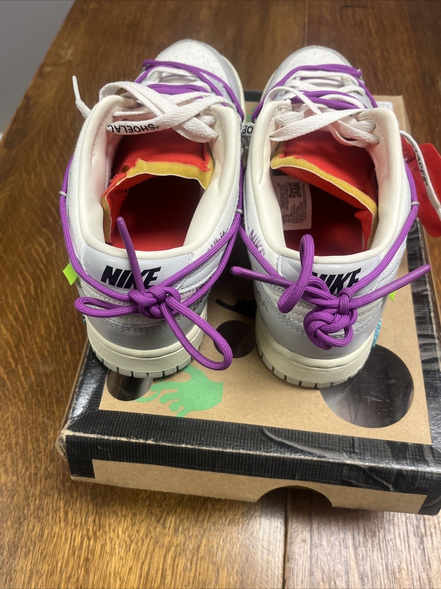 Nike Off-White Dunk Low 'Lot 45 of 50' Sneaker Off White Nike Off-White Dunk Low 'Lot 45 of 50' Sneaker Off White