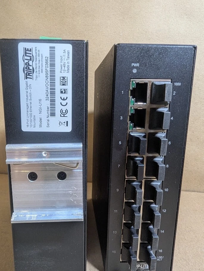 Tripp Lite NGI-U16 Unmanaged Ethernet Switch, 16 Port, 10/100/1000Mbps (New NB) - Image 3 of 4